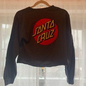long sleeve Santa Cruz skateboards t-shirt - original